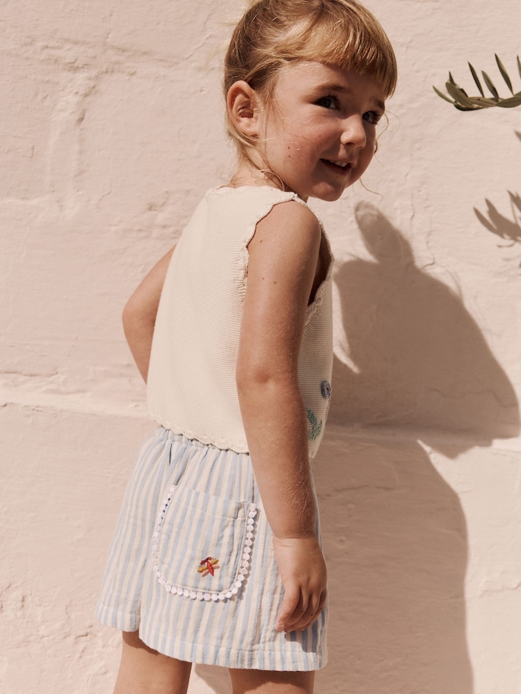 Multi Knitted Wasicoat And Short Set (3mths-7yrs) - Image 6 of 12