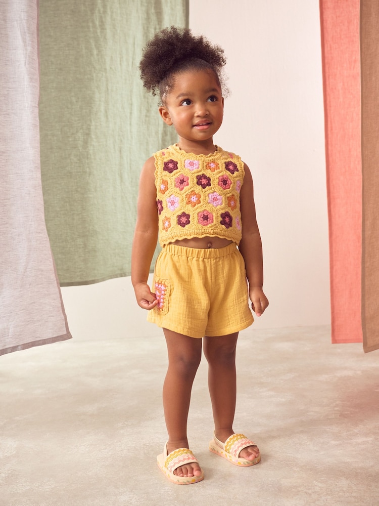 Multi Floral Top and Shorts Set (3mths-7yrs) - Image 2 of 9