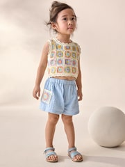 Multi Heart Top and Shorts Set (3mths-7yrs) - Image 1 of 8