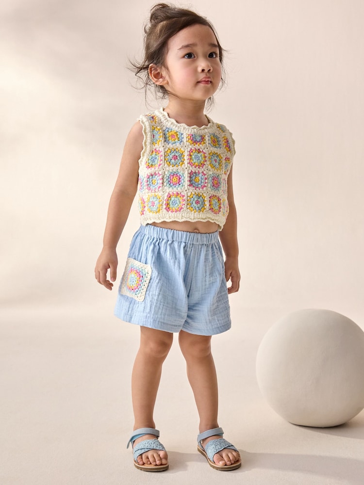 Multi Heart Top and Shorts Set (3mths-7yrs) - Image 1 of 8