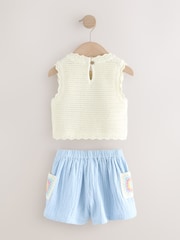 Multi Heart Top and Shorts Set (3mths-7yrs) - Image 6 of 8