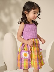 Multi Bright Check Summer Dress (3mths-7yrs) - Image 1 of 7