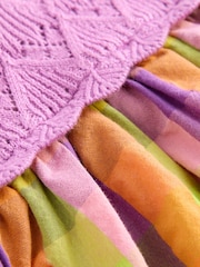 Multi Bright Check Summer Dress (3mths-7yrs) - Image 6 of 7