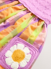 Multi Bright Check Summer Dress (3mths-7yrs) - Image 7 of 7