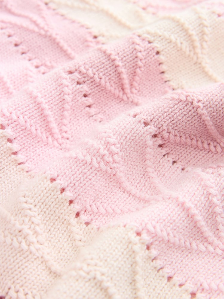 Pink Stripe Swing 100% Cotton Dress (3mths-7yrs) - Image 8 of 8