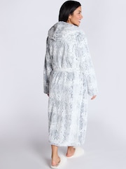 Boux Avenue Stripe Cut Cosy Long Dressing Gown - Image 3 of 6