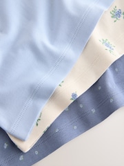 Blue Strappy Printed Cami Vests 3 Pack (1.5-16yrs) - Image 7 of 7