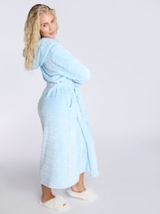 Boux Avenue Stripe Cut Cosy Long Dressing Gown - Image 2 of 5