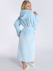 Boux Avenue Stripe Cut Cosy Long Dressing Gown - Image 4 of 5