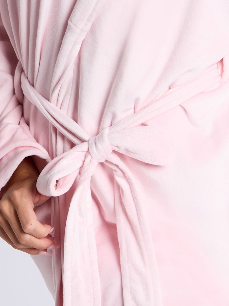 Boux Avenue Velour Cosy Dressing Gown - Image 6 of 6