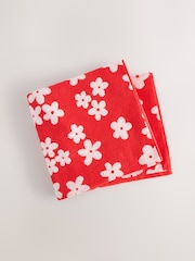Red/White Floral Towel and Swimsuit Set 2 Piece (3-16yrs) - Image 7 of 10