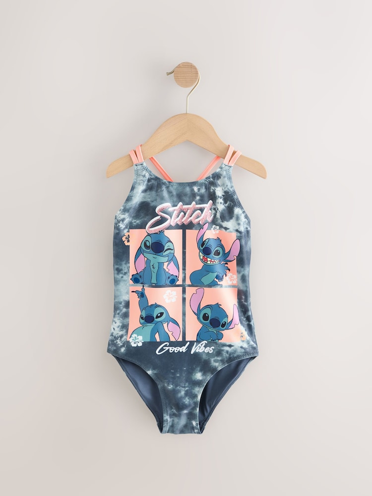 Grijs tie-dye - Lilo & Stitch zwempak met licentie (3-16jr) - Image 4 of 7