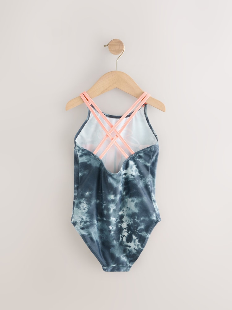 Grijs tie-dye - Lilo & Stitch zwempak met licentie (3-16jr) - Image 5 of 7