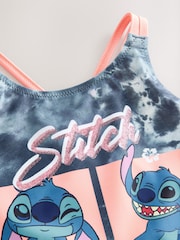 رمادي صباغة بالربط - بدلة سباحة مزينة بطبعة مرخصة لشخصيات Lilo & Stitch (3-16 سنة) - صورة 6 من 7