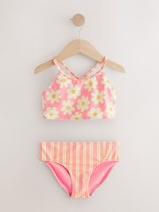 Pink Floral Bikini (3-16yrs) - Image 4 of 7