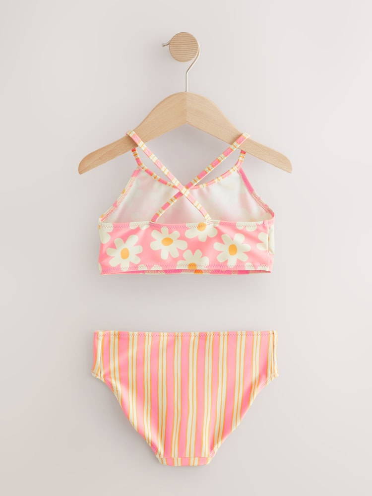 Pink Floral Bikini (3-16yrs) - Image 5 of 7