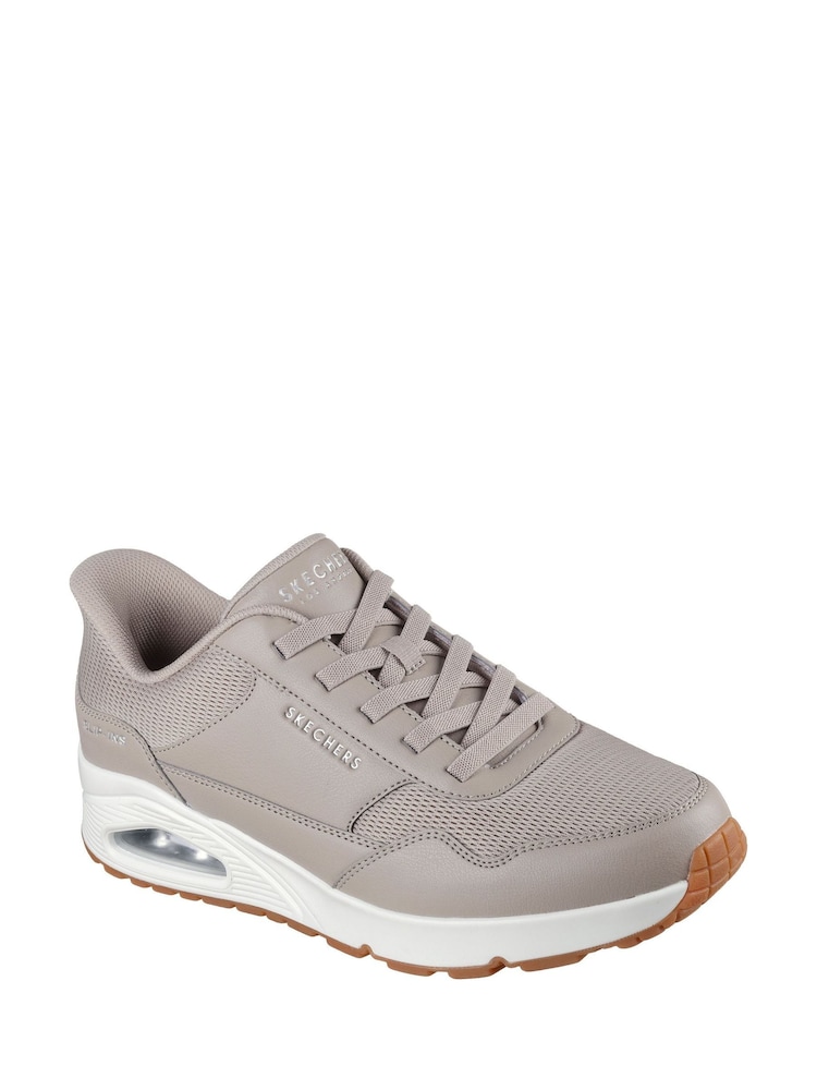 Skechers Grey Uno Banksia Trainers - Image 3 of 5