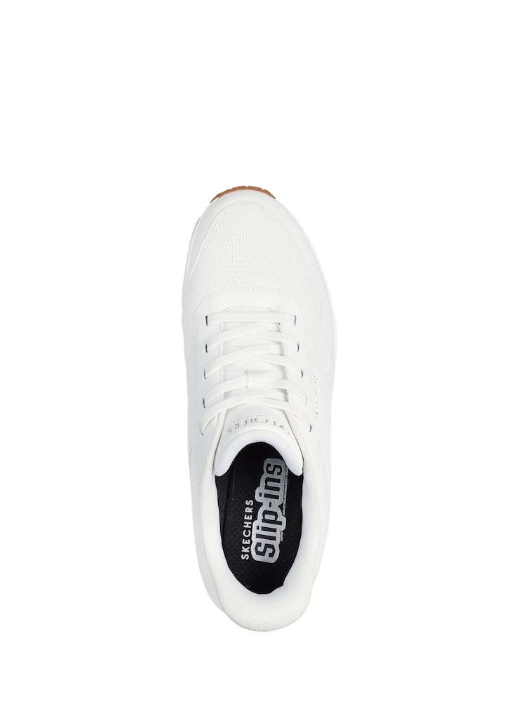 Skechers White Uno Banksia Trainers - Image 5 of 5