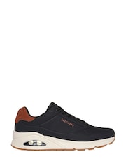 Skechers Black Uno Suited On Air Trainers - Image 1 of 5