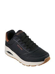 Skechers Black Uno Suited On Air Trainers - Image 3 of 5