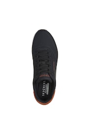 Skechers Black Uno Suited On Air Trainers - Image 4 of 5