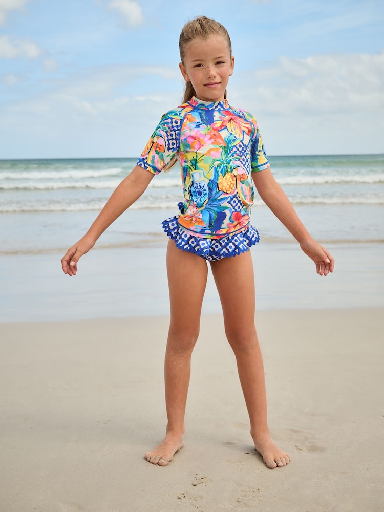Multi Tropical Sunsafe Rash Vest Set (3-16yrs) - Image 2 of 8