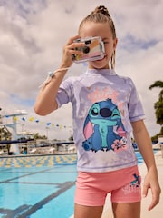 Lilo & Stitch Violett - Lizenzierte Sonnenschutz-Trägertop-Set (3–16 J.) - Image 1 of 8