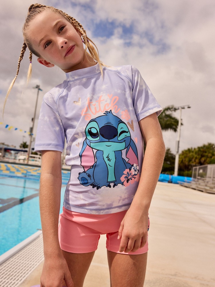 Lilo & Stitch Violett - Lizenzierte Sonnenschutz-Trägertop-Set (3–16 J.) - Image 2 of 8