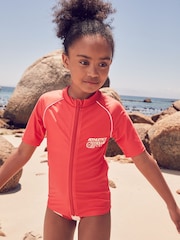 Red Rash Vest and Bikini Set 3 Piece (3-16yrs) - Image 5 of 11