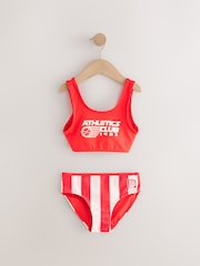 Red Rash Vest and Bikini Set 3 Piece (3-16yrs) - Image 9 of 11