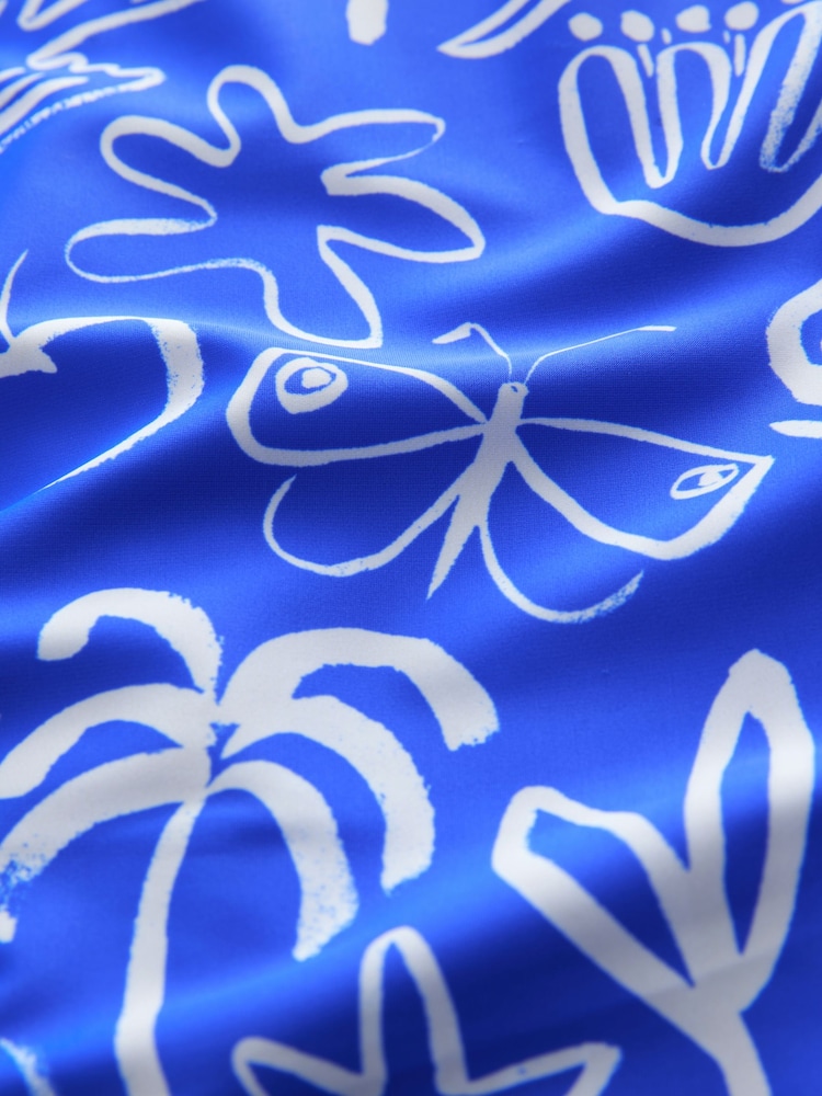 Blue/White Long Sleeved Swimsuit (3mths-16yrs) - Image 8 of 8