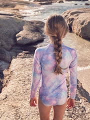 Sparkle Long Sleeved Swimsuit (3-16yrs) - Image 2 of 12