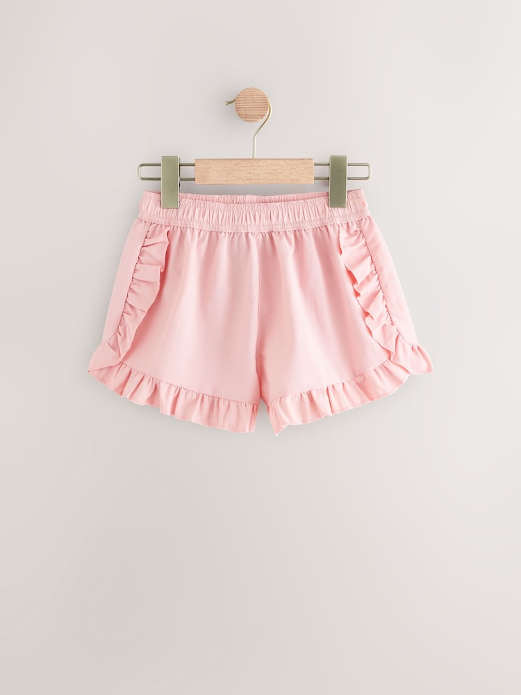 Pink Frill Beach Shorts (3-16yrs) - Image 5 of 8
