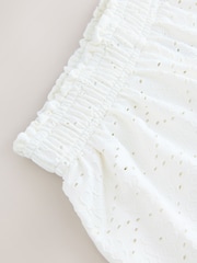 Alb cu broderie - Pantaloni scurți de plajă (3-16ani) - Imaginea 6 din 7
