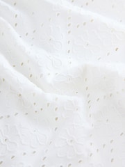 Alb cu broderie - Pantaloni scurți de plajă (3-16ani) - Imaginea 7 din 7