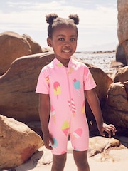 Pink Ice Cream Sunsafe Swimsuit (3mths-10yrs) - Image 1 of 6