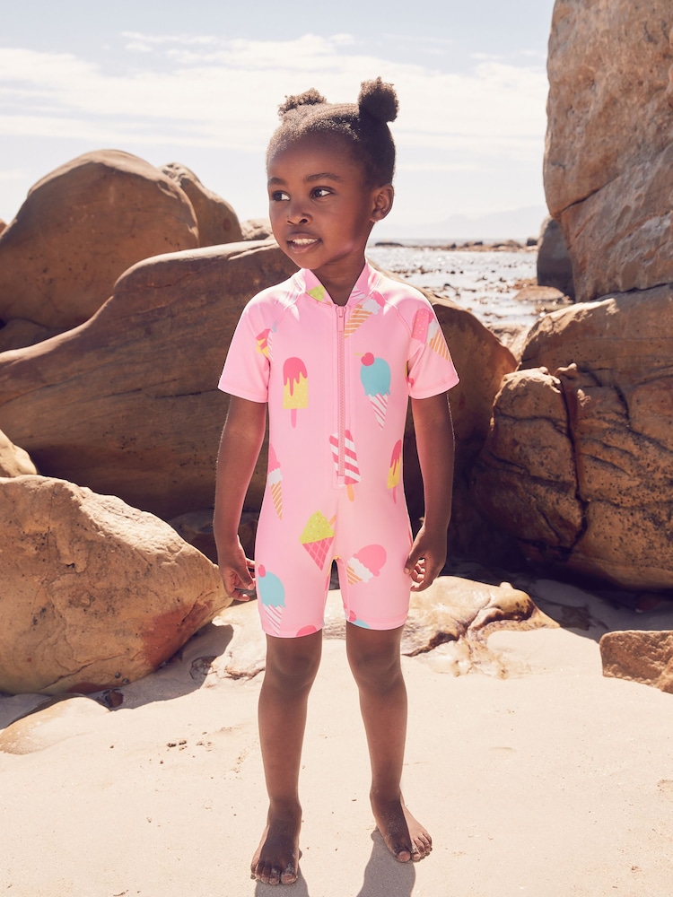 Pink Ice Cream Sunsafe Swimsuit (3mths-10yrs) - Image 2 of 6