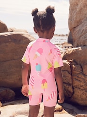 Pink Ice Cream Sunsafe Swimsuit (3mths-10yrs) - Image 3 of 6