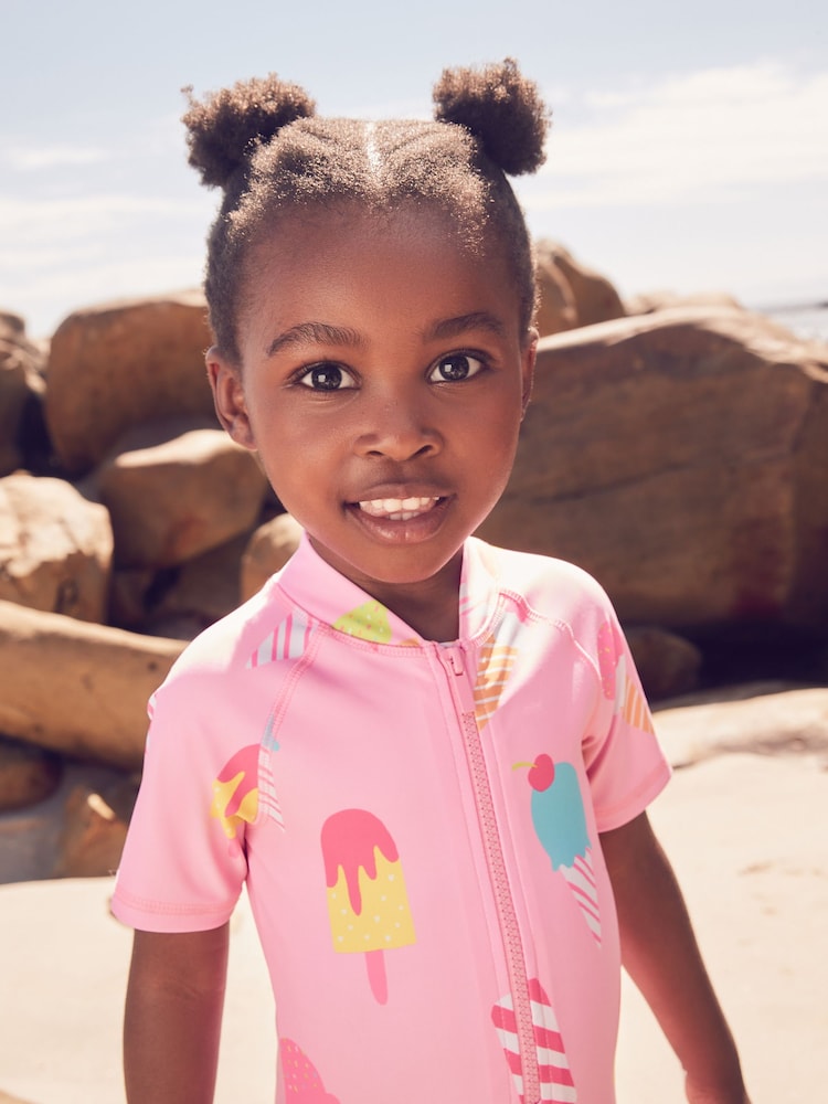 Pink Ice Cream Sunsafe Swimsuit (3mths-10yrs) - Image 4 of 6