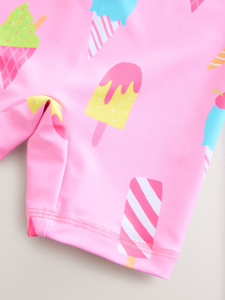 Pink Ice Cream Sunsafe Swimsuit (3mths-10yrs) - Image 6 of 6 Pink Ice Cream Sunsafe Swimsuit (3mths-10yrs) - Image 6 of 6