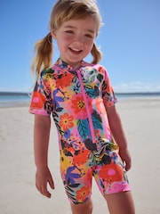 Multi Floral Sunsafe Swimsuit (3mths-10yrs) - Image 1 of 3