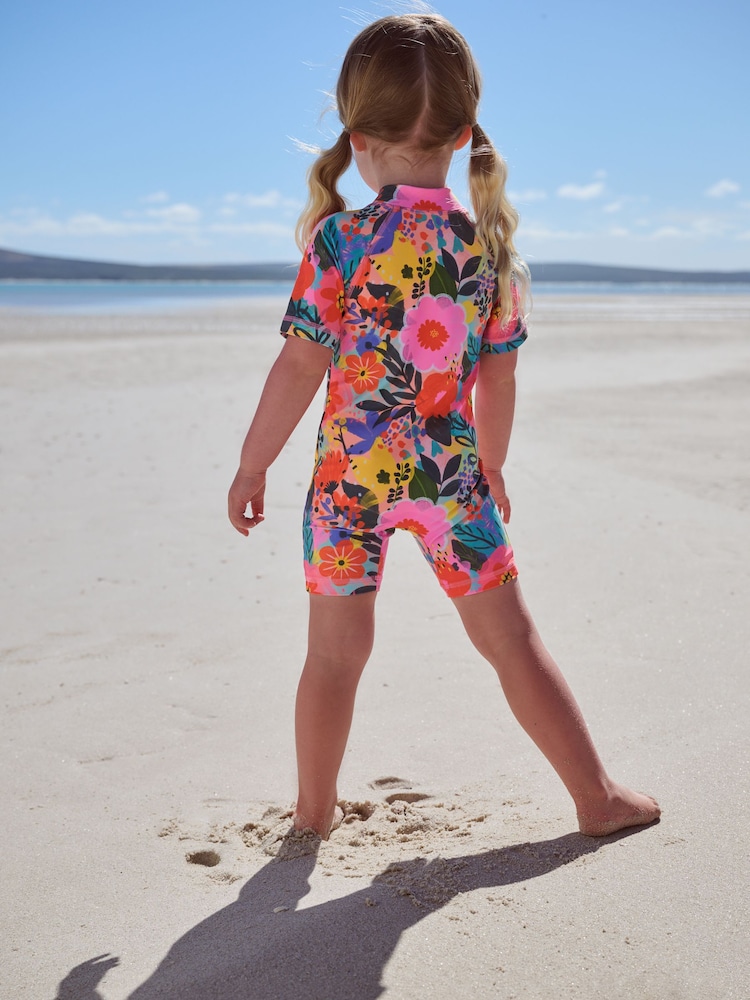 Multi Floral Sunsafe Swimsuit (3mths-10yrs) - Image 3 of 3