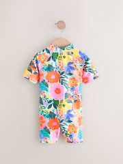 Multi Floral Sunsafe Swimsuit (3mths-10yrs) - Image 5 of 7