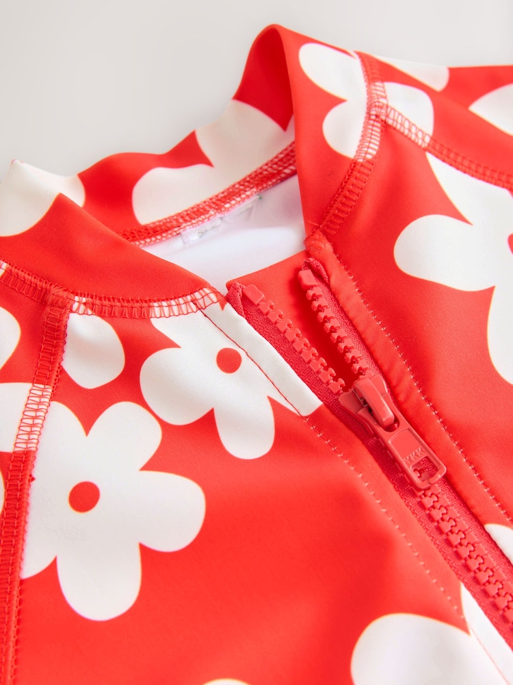 Red Flower Sunsafe Swimsuit (3mths-10yrs) - Image 13 of 13