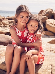 Red Flower Sunsafe Swimsuit (3mths-10yrs) - Image 5 of 13