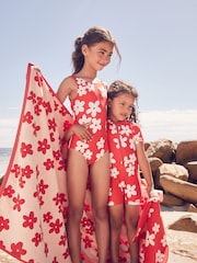 Red Flower Sunsafe Swimsuit (3mths-10yrs) - Image 8 of 13