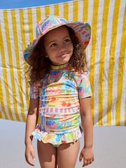 Fruit Print Sunsafe Rash Vest Set (3mths-7yrs) - Image 4 of 9