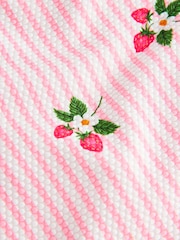 Pink Strawberry Halter Neck Peplum Swimsuit (3mths-7yrs) - Image 10 of 10