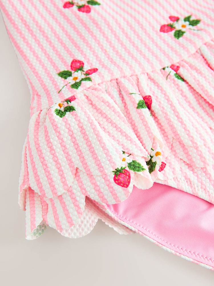 Roze aardbei - Badpak met halternek en schootje (3mnd -7jr) - Image 9 of 10