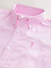 Roz - Mânecă scurtă Cotton Rich Oxford Shirt (3-16yrs) - Image 3 of 4